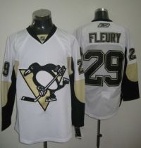 Pittsburgh Penguins -29 Andre Fleury White Stitched NHL Jersey Pittsburgh Penguins -29 Andre Fleury White Stitched NHL Jersey