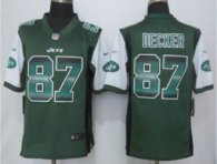 2015 Nike New York Jets -87 Eric Decker Green Strobe Limited Jersey