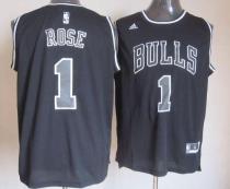 Chicago Bulls -1 Derrick Rose Black Shadow Stitched NBA Jersey Chicago Bulls -1 Derrick Rose Black Shadow Stitched NBA Jersey