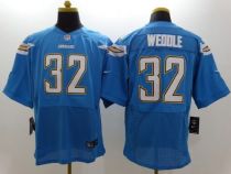 Nike San Diego Chargers #32 Eric Weddle Electric Blue Alternate Men‘s Stitched NFL New Elite Jersey