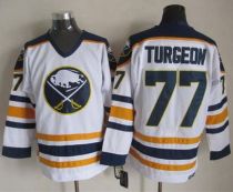 Buffalo Sabres -77 Pierre Turgeon White CCM Throwback Stitched NHL Jersey Buffalo Sabres -77 Pierre Turgeon White CCM Throwback Stitched NHL Jersey