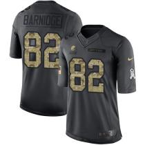 Cleveland Browns -82 Gary Barnidge Nike Anthracite 2016 Salute to Service Jersey Cleveland Browns -82 Gary Barnidge Nike Anthracite 2016 Salute to Service Jersey