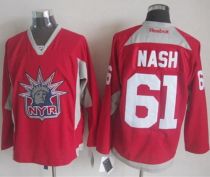New York Rangers -61 Rick Nash Red Statue of Liberty Practice Stitched NHL Jersey New York Rangers -61 Rick Nash Red Statue of Liberty Practice Stitched NHL Jersey