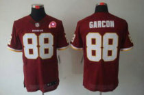 Nike Redskins -88 Pierre Garcon Burgundy Red Team Color With 80TH Patch Stitched NFL Elite Jersey