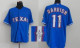 MLB Texas Rangers #11 Yu Darvish Stitched Blue Autographed Jersey