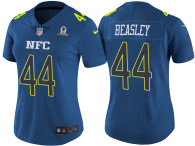 WOMEN'S NFC 2017 PRO BOWL ATLANTA FALCONS #44 VIC BEASLEY BLUE GAME JERSEY