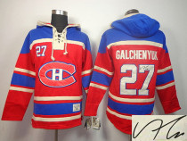 Autographed Montreal Canadiens -27 Alex Galchenyuk Jersey Team Hoodie Red Stitched NHL Jersey Autographed Montreal Canadiens -27 Alex Galchenyuk Jersey Team Hoodie Red Stitched NHL Jersey