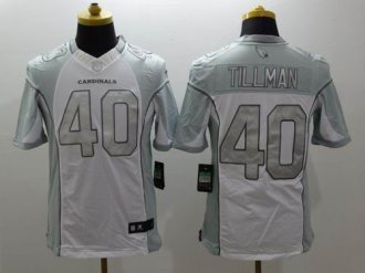 Nike Arizona Cardinals -40 Pat Tillman White Men's Stitched NFL Limited Platinum Jersey