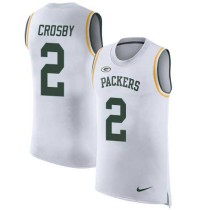 Nike Packers -2 Mason Crosby White Stitched NFL Limited Rush Tank Top Jersey Nike Packers -2 Mason Crosby White Stitched NFL Limited Rush Tank Top Jersey