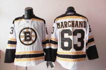 Boston Bruins -63 Brad Marchand White Stitched NHL Jersey Boston Bruins -63 Brad Marchand White Stitched NHL Jersey