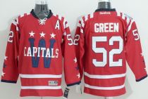 Washington Capitals -52 Mike Green 2015 Winter Classic Red Stitched NHL Jersey