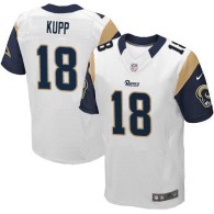 Nike Rams -18 Cooper Kupp White Stitched NFL Elite Jersey
