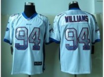NEW Buffalo Bills -94 Williams White Jerseys(Drift Fashion Elite) NEW Buffalo Bills -94 Williams White Jerseys(Drift Fashion Elite)