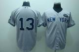 New York Yankees -13 Alex Rodriguez Grey GMS The Boss Stitched MLB Jersey