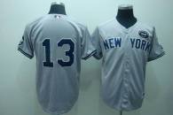 New York Yankees -13 Alex Rodriguez Grey GMS The Boss Stitched MLB Jersey