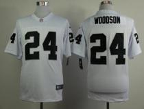 Nike Oakland Raiders #24 Charles Woodson White Men's Stitched NFL Elite Jersey Nike Oakland Raiders #24 Charles Woodson White Men's Stitched NFL Elite Jersey
