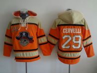 Pittsburgh Pirates #29 Francisco Cervelli Orange Sawyer Hooded Sweatshirt MLB Hoodie