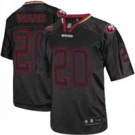 Nike 49ers -20 Jimmie Ward Lights Out Black Stitched NFL Elite Jersey