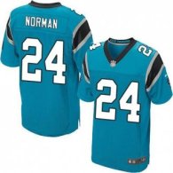 Nike Carolina Panthers -24 Josh Norman Blue Alternate Stitched NFL Elite Jersey