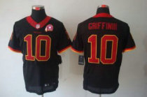 Nike Redskins -10 Robert Griffin III Black With 80TH Patch Stitched NFL Elite Jersey Nike Redskins -10 Robert Griffin III Black With 80TH Patch Stitched NFL Elite Jersey
