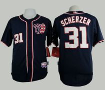 Washington Nationals #31 Max Scherzer Navy Blue Cool Base Stitched MLB Jersey Washington Nationals #31 Max Scherzer Navy Blue Cool Base Stitched MLB Jersey