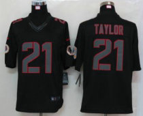 New Nike Washington RedSkins 21 Taylor Impact Limited Black Jerseys New Nike Washington RedSkins 21 Taylor Impact Limited Black Jerseys
