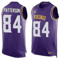 Nike Minnesota Vikings -84 Cordarrelle Patterson Purple Team Color Stitched NFL Limited Tank Top Jer Nike Minnesota Vikings -84 Cordarrelle Patterson Purple Team Color Stitched NFL Limited Tank Top Jer