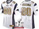 NEW ENGLAND PATRIOTS -80 DANNY AMENDOLA WHITE SUPER BOWL LI CHAMPIONS GOLD ELITE JERSEY