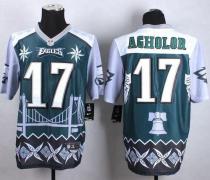 Nike Philadelphia Eagles #17 Nelson Agholor Midnight Green Men's Stitched NFL Elite Noble Fashion Je Nike Philadelphia Eagles #17 Nelson Agholor Midnight Green Men's Stitched NFL Elite Noble Fashion Je