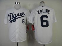 Detroit Tigers #6 Al Kaline White  Los Tigres  Stitched MLB Jersey