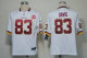 Nike Redskins -83 Fred Davis White With 80TH Patch Stitched NFL Game Jersey