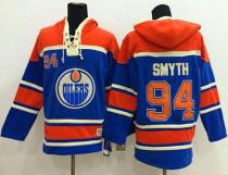 Edmonton Oilers -94 Ryan Smyth Light Blue Sawyer Hooded Sweatshirt Stitched NHL Jersey Edmonton Oilers -94 Ryan Smyth Light Blue Sawyer Hooded Sweatshirt Stitched NHL Jersey