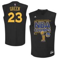 Golden State Warriors -23 Draymond Green Black 2015 NBA Finals Champions Stitched NBA Jersey