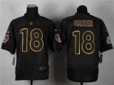 Nike Cincinnati Bengals -18 A J Green Black Gold No Fashion NFL Elite Jersey