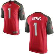 2014 NFL Draft Tampa Bay Buccaneers -1 Mike Evans Red Game Jersey