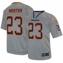 Nike Bears -23 Devin Hester Lights Out Grey Stitched NFL Elite Jersey Nike Bears -23 Devin Hester Lights Out Grey Stitched NFL Elite Jersey