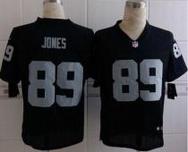 Nike Oakland Raiders #89 James Jones Black Team Color Men's Stitched NFL Elite Jersey Nike Oakland Raiders #89 James Jones Black Team Color Men's Stitched NFL Elite Jersey