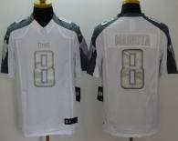 Nike Tennessee Titans -8 Marcus Mariota White Stitched NFL Limited Platinum Jersey