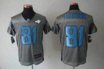 Nike Lions -81 Calvin Johnson Grey Shadow With WCF Patch Jersey Nike Lions -81 Calvin Johnson Grey Shadow With WCF Patch Jersey