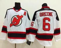 New Jersey Devils -6 Andy Greene White Stitched NHL Jersey New Jersey Devils -6 Andy Greene White Stitched NHL Jersey