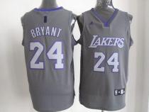 Los Angeles Lakers -24 Kobe Bryant Grey Graystone Fashion Stitched NBA Jersey Los Angeles Lakers -24 Kobe Bryant Grey Graystone Fashion Stitched NBA Jersey