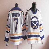 CCM Throwback Buffalo Sabres -7 Martin White Stitched NHL Jersey CCM Throwback Buffalo Sabres -7 Martin White Stitched NHL Jersey