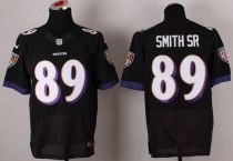 Nike Ravens -89 Steve Smith Black Alternate Men's Stitched NFL New Elite Jersey Nike Ravens -89 Steve Smith Black Alternate Men's Stitched NFL New Elite Jersey