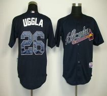 Atlanta Braves #26 Dan Uggla Blue Alternate Cool Base Stitched MLB Jersey Atlanta Braves #26 Dan Uggla Blue Alternate Cool Base Stitched MLB Jersey
