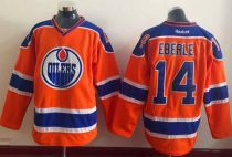 Edmonton Oilers -14 Jordan Eberle Orange Stitched NHL Jersey Edmonton Oilers -14 Jordan Eberle Orange Stitched NHL Jersey