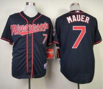 Minnesota Twins -7 Joe Mauer Stitched Navy Blue Cool Base MLB Jersey Minnesota Twins -7 Joe Mauer Stitched Navy Blue Cool Base MLB Jersey