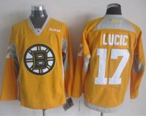 Boston Bruins -17 Milan Lucic Yellow Practice Stitched NHL Jersey Boston Bruins -17 Milan Lucic Yellow Practice Stitched NHL Jersey
