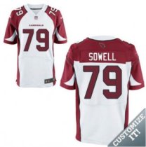 Nike Arizona Cardinals -79 Sowell Jersey White Elite Road Jersey
