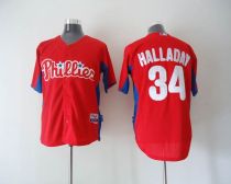 Philadelphia Phillies #34 Roy Halladay Red 2011 Cool Base BP Stitched MLB Jersey Philadelphia Phillies #34 Roy Halladay Red 2011 Cool Base BP Stitched MLB Jersey