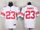 Nike New York Giants -23 Rashad Jennings White Mens Stitched NFL Elite Jersey